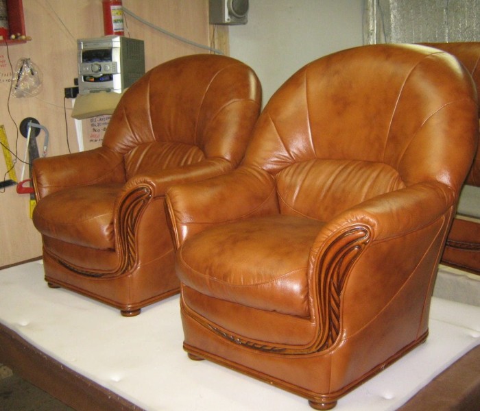 Ремонт кожаных кресел